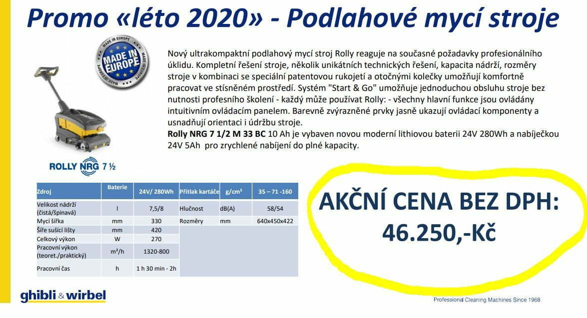 PODLAHOVÝ MYCÍ STROJ